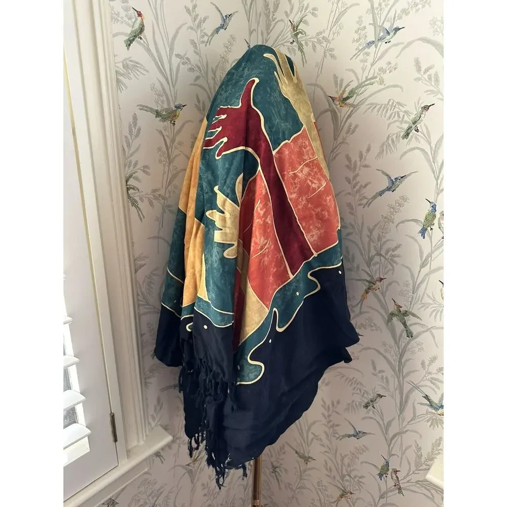 Curious Designs Large Scarf Santa Fe 40x60” Bohemian Southwestern